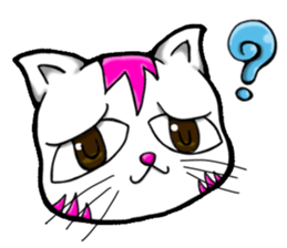 Waiting of Cat sticker #7656303
