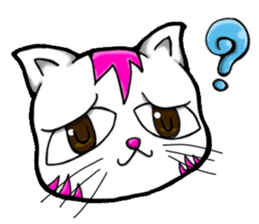 Waiting of Cat sticker #7656303