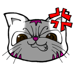 Waiting of Cat sticker #7656332