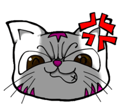 Waiting of Cat sticker #7656332