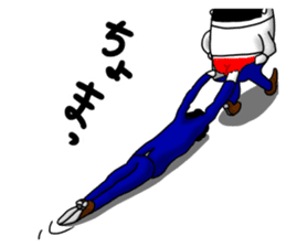 higeji and pitaro. and eggs director 2 sticker #7656436