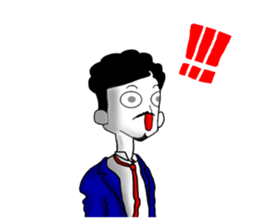 higeji and pitaro. and eggs director 2 sticker #7656443