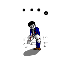 higeji and pitaro. and eggs director 2 sticker #7656449