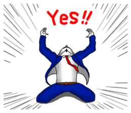 higeji and pitaro. and eggs director 2 sticker #7656452