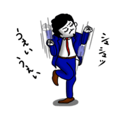 higeji and pitaro. and eggs director 2 sticker #7656456