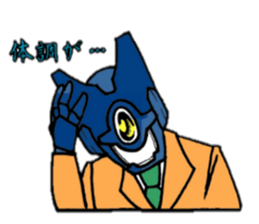 DRAGON office worker 2 sticker #7656798