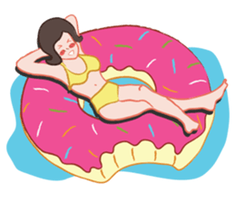 Piggy Fit, She loves gym sticker #7656858