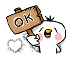 Overreacting funny bird 2 sticker #7657036