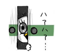 Overreacting funny bird 2 sticker #7657059