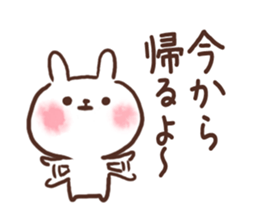 Go home from the rabbit now sticker #7657220