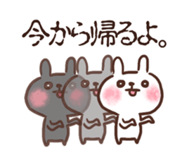 Go home from the rabbit now sticker #7657226