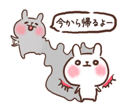Go home from the rabbit now sticker #7657235