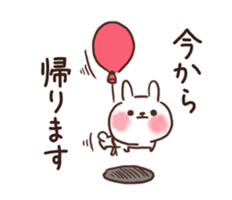 Go home from the rabbit now sticker #7657240
