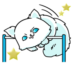 venerable pedigreed Luxury cat! sticker #7657263