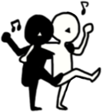 Silhouettttes sticker #7659286