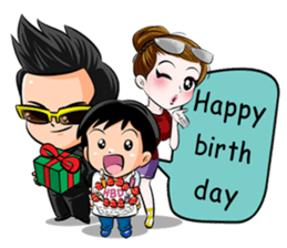 Muffin family sticker #7659509