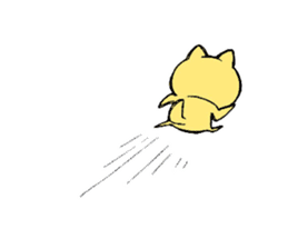 yellow cat! nekotan! sticker #7659671
