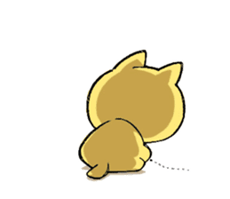 yellow cat! nekotan! sticker #7659683