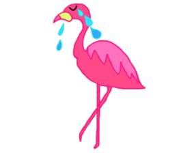 Pink Flamingo sticker #7659907