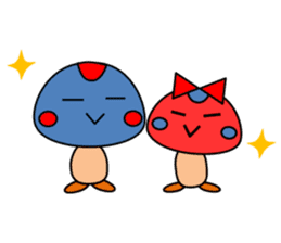 dokkunn and doKunonn of the toadstool sticker #7660206