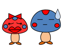 dokkunn and doKunonn of the toadstool sticker #7660207