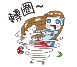 A Robot Girl- Sakura sticker #7660661
