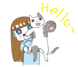 A Robot Girl- Sakura sticker #7660665