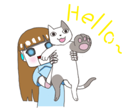 A Robot Girl- Sakura sticker #7660665