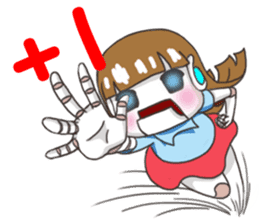 A Robot Girl- Sakura sticker #7660667