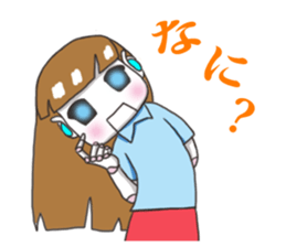 A Robot Girl- Sakura sticker #7660674