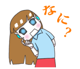 A Robot Girl- Sakura sticker #7660674