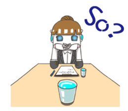 A Robot Girl- Sakura sticker #7660684