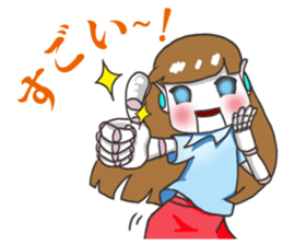 A Robot Girl- Sakura sticker #7660692