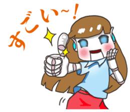 A Robot Girl- Sakura sticker #7660692
