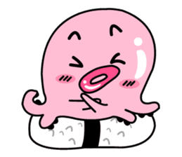 tako sushi  cute sticker #7660861