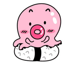 tako sushi  cute sticker #7660862