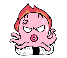tako sushi  cute sticker #7660864