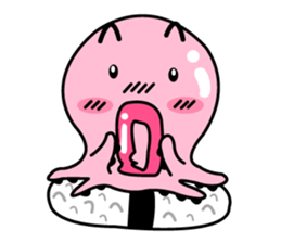 tako sushi  cute sticker #7660865