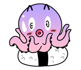 tako sushi  cute sticker #7660870