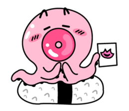 tako sushi  cute sticker #7660871