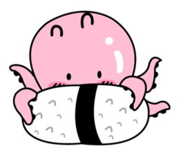 tako sushi  cute sticker #7660877