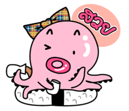 tako sushi  cute sticker #7660878