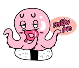 tako sushi  cute sticker #7660879