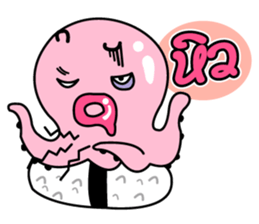 tako sushi  cute sticker #7660880