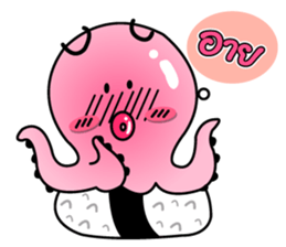 tako sushi  cute sticker #7660885