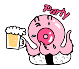 tako sushi  cute sticker #7660897