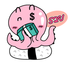 tako sushi  cute sticker #7660898