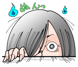 Cute Ghost Girl Sticker sticker #7661343