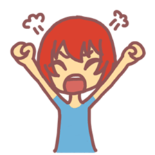 Various girls Feeling sticker #7661394