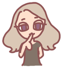 Various girls Feeling sticker #7661399